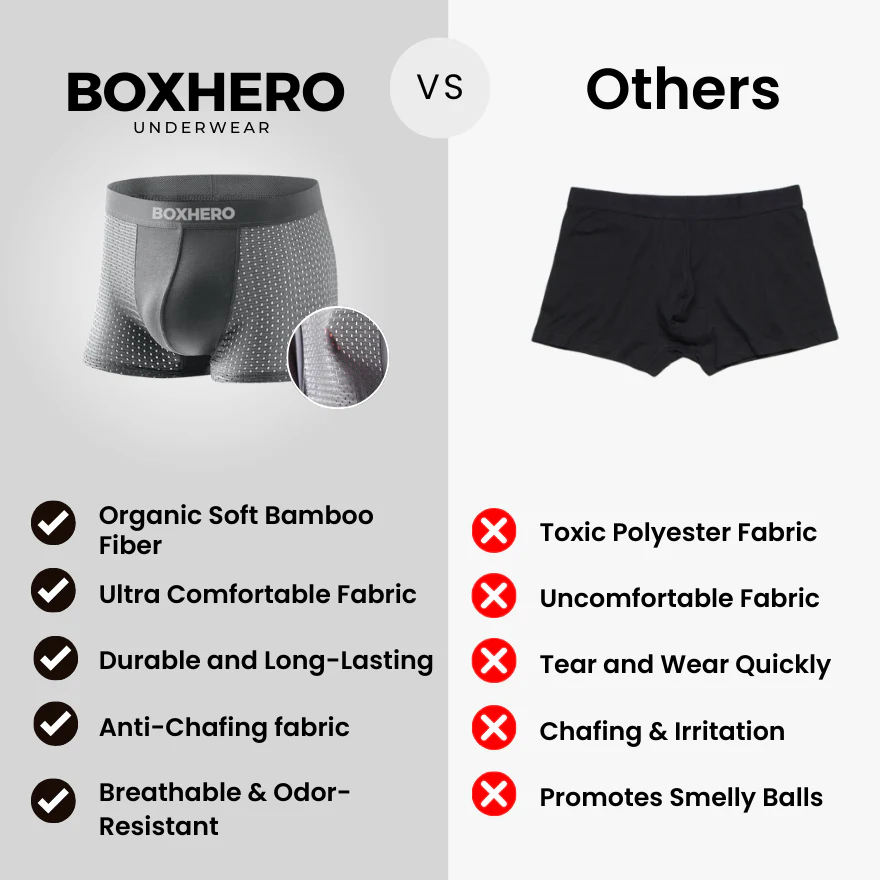 3-Pack Black 1.0 - PREMIUM BAMBOO FIBRE BOXER SHORTS - Image 7