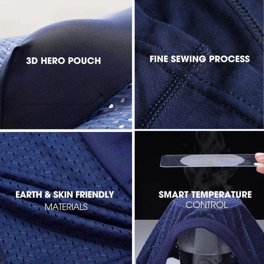 4-Pack - PREMIUM BAMBOO FIBRE BOXER SHORTS - Image 8
