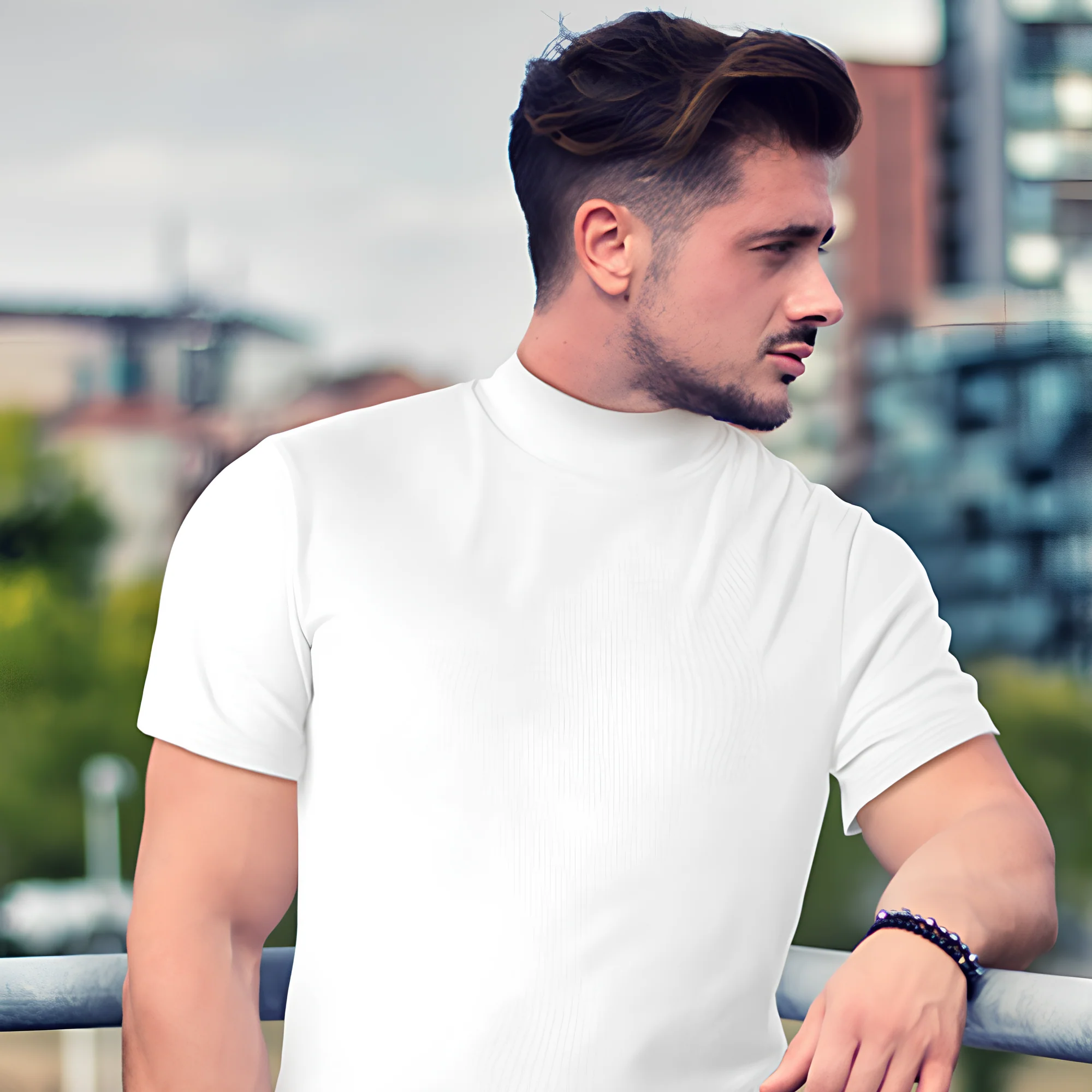 EvoFit High-Collar T-Shirt - Image 9